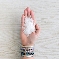 Bath image showing magnesium chloride as an Epsom salt alternative