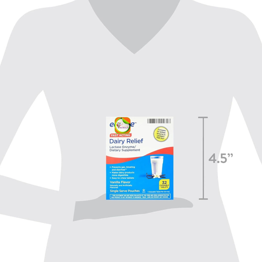 Equate dairy relief pills bottle image