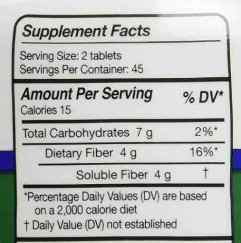 Bottle opened to reveal chewable tablets