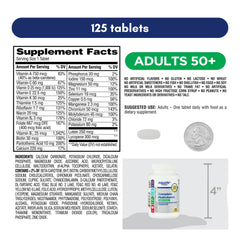 Healthy brain support imagery from Equate 50+ multivitamin