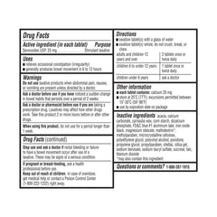 Equate Maximum Strength Laxative packaging shot, 90-count bottle for dependable relief.
