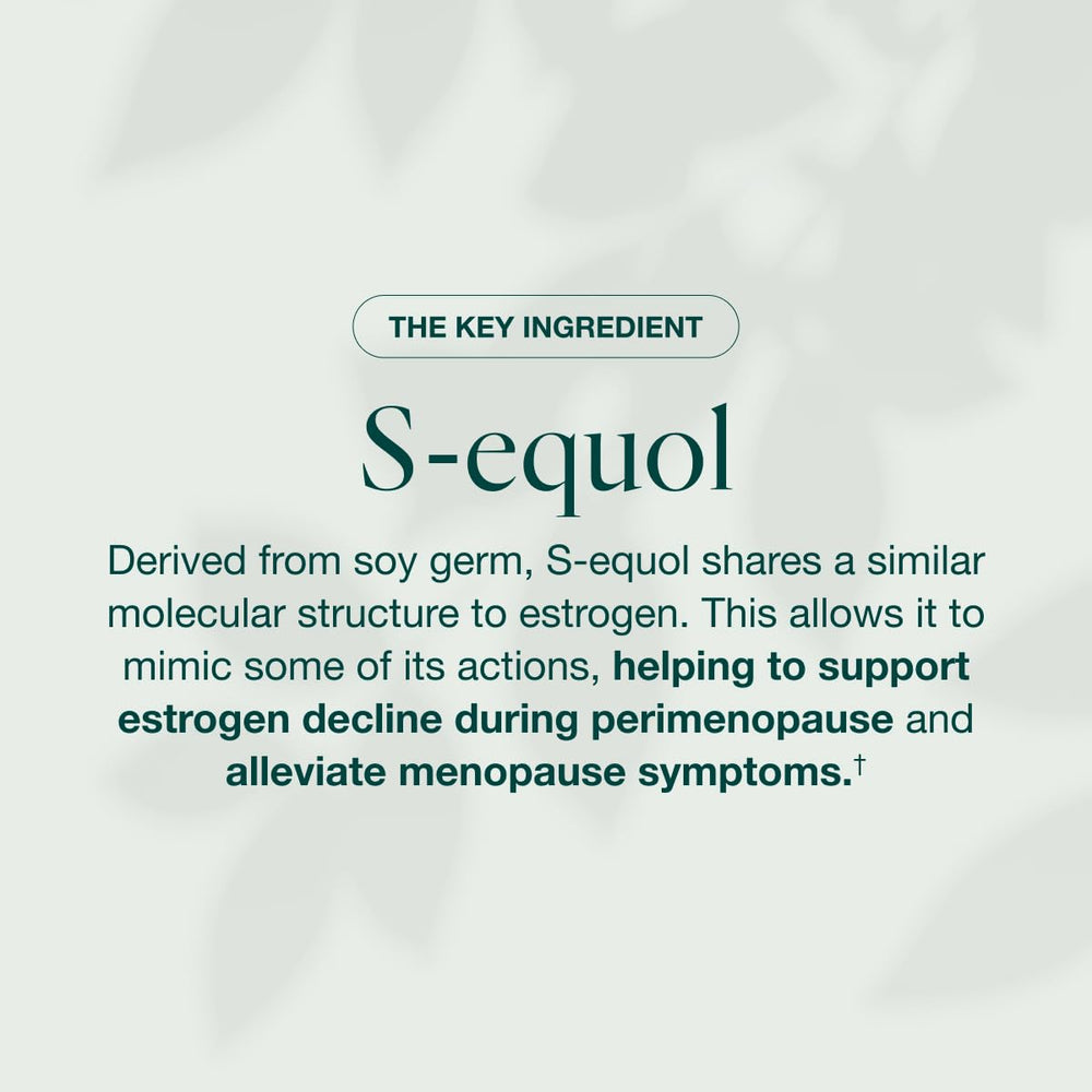 Clinical study graphic backing Equelle's menopause relief.