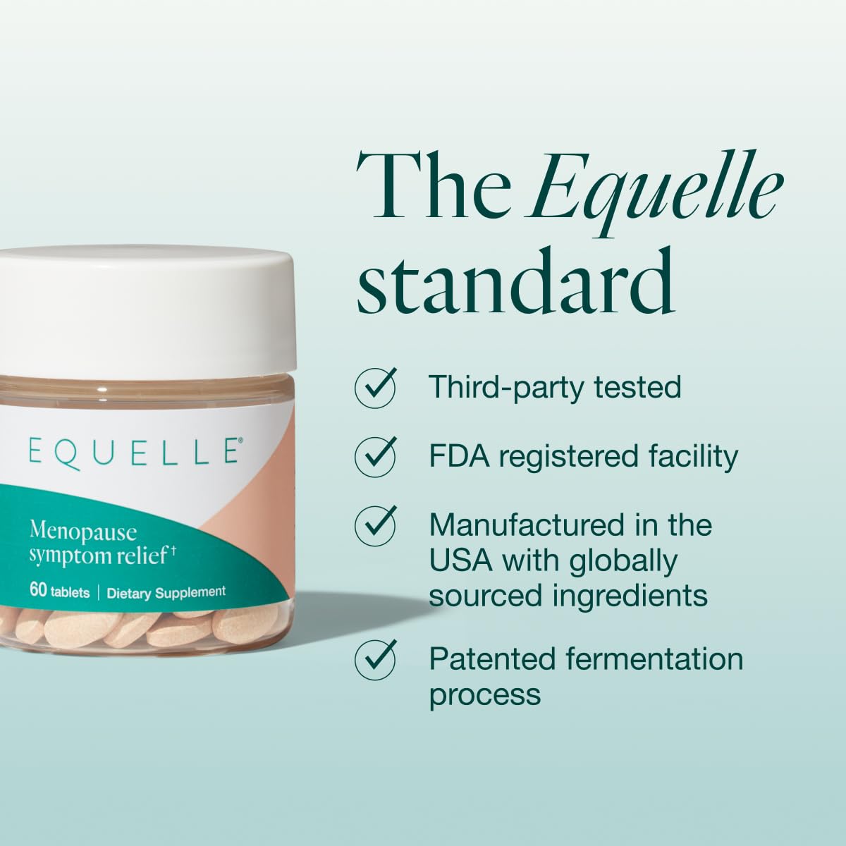 Equelle life-use ritual suggesting consistent menopause relief.