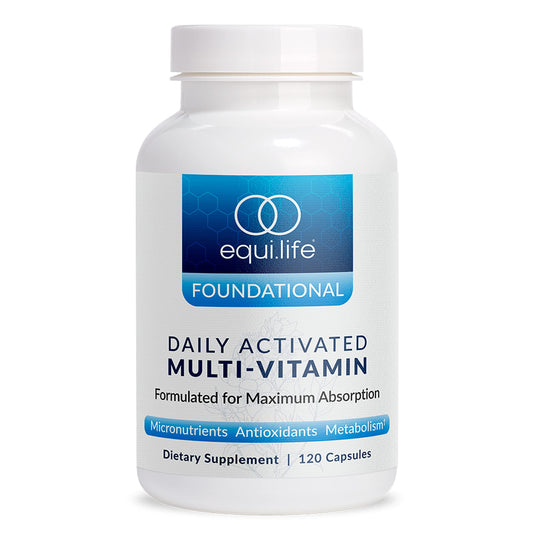 Equilife Daily Activated Multivitamin bottle with label