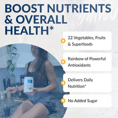 Equilife Daily Fruit & Vegetable Blend being mixed with water to boost energy