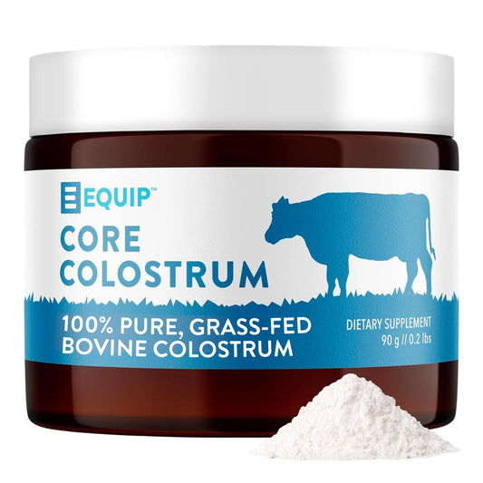 Equip Foods Core Bovine Colostrum Powder canister