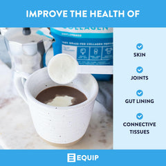 Ingredients panel for Equip Foods Grass Fed Collagen Powder