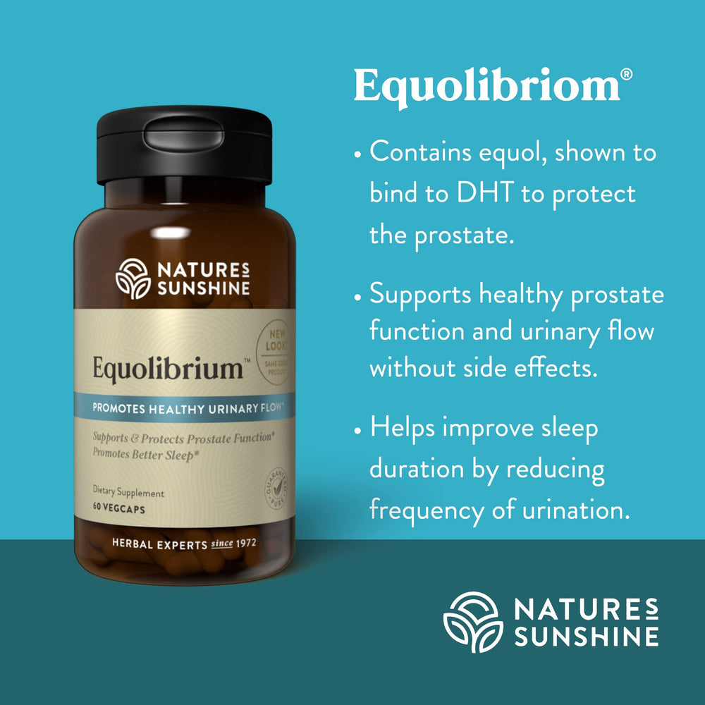 Equolibrium product packaging and bottle on white background