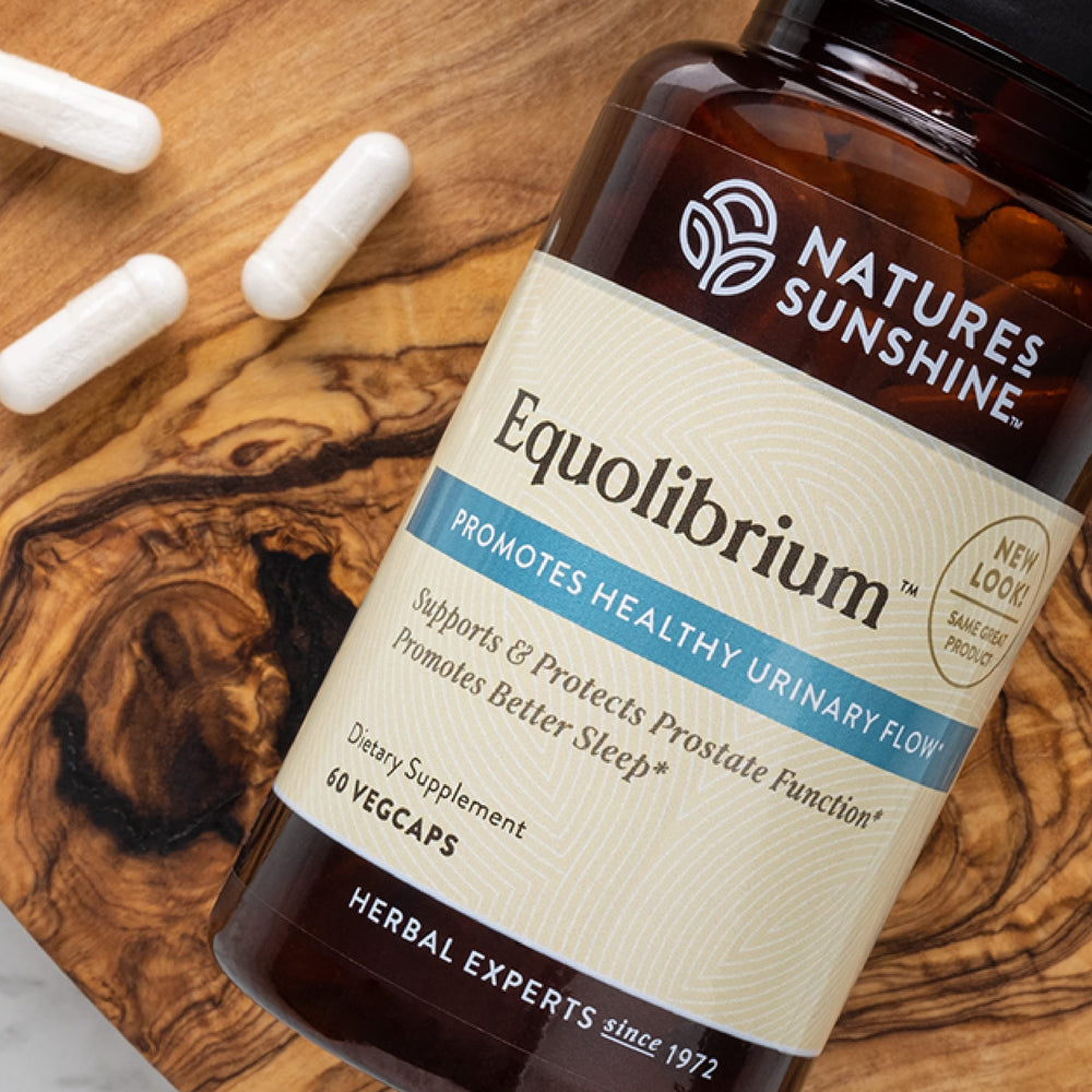 Close-up of Equolibrium capsules