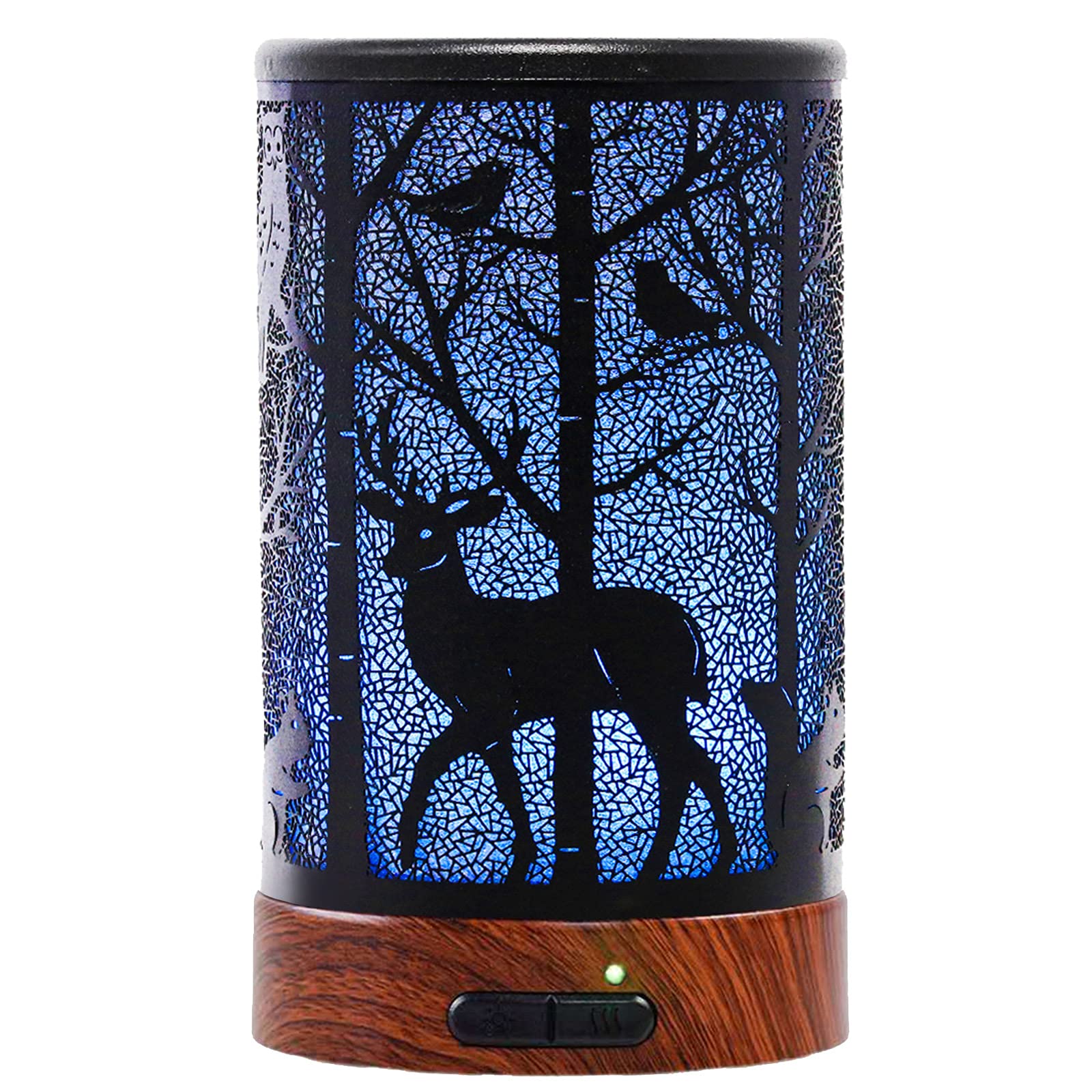 EQUSUPRO 150ml metal essential oil diffuser with deer pattern