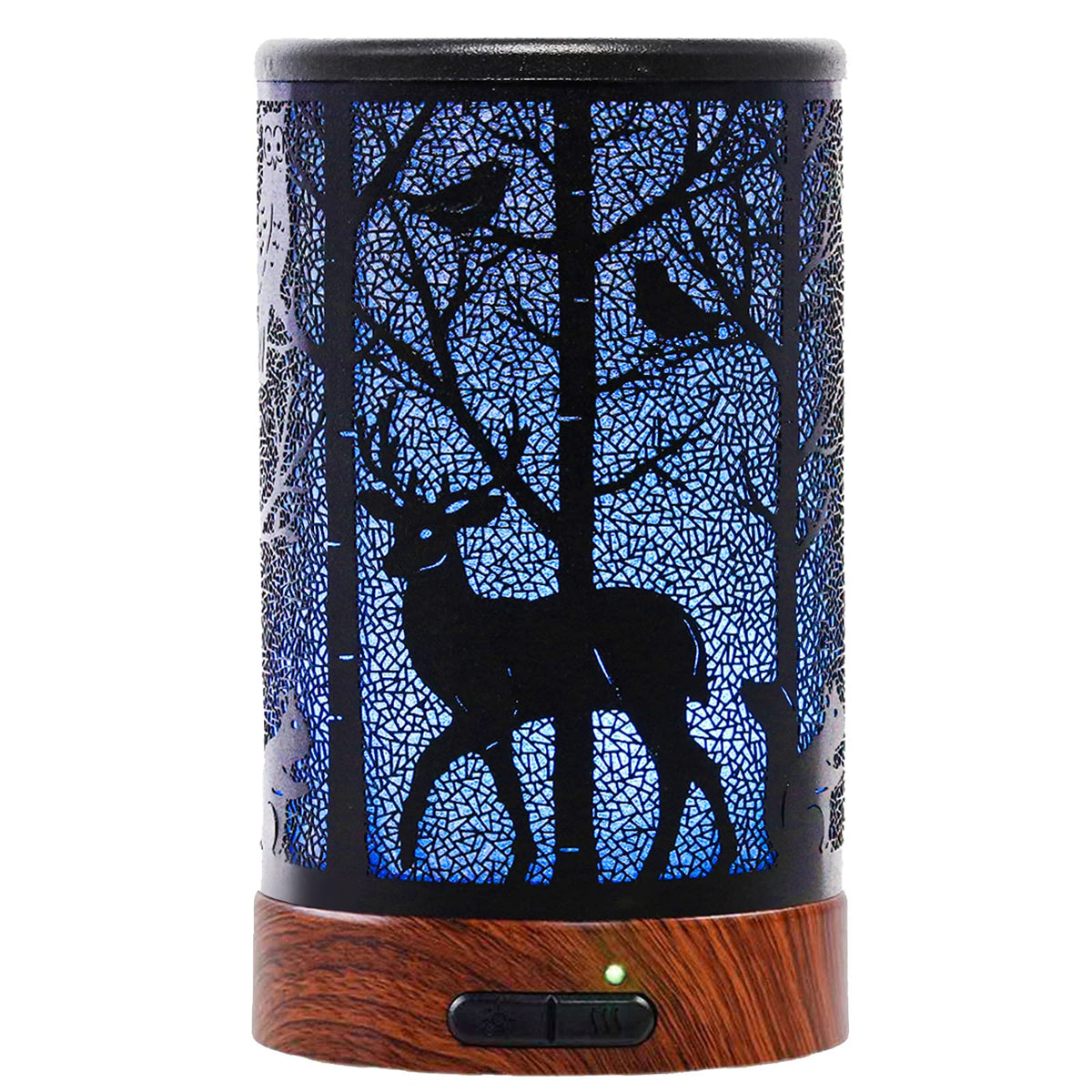 EQUSUPRO 150ml metal essential oil diffuser with deer pattern