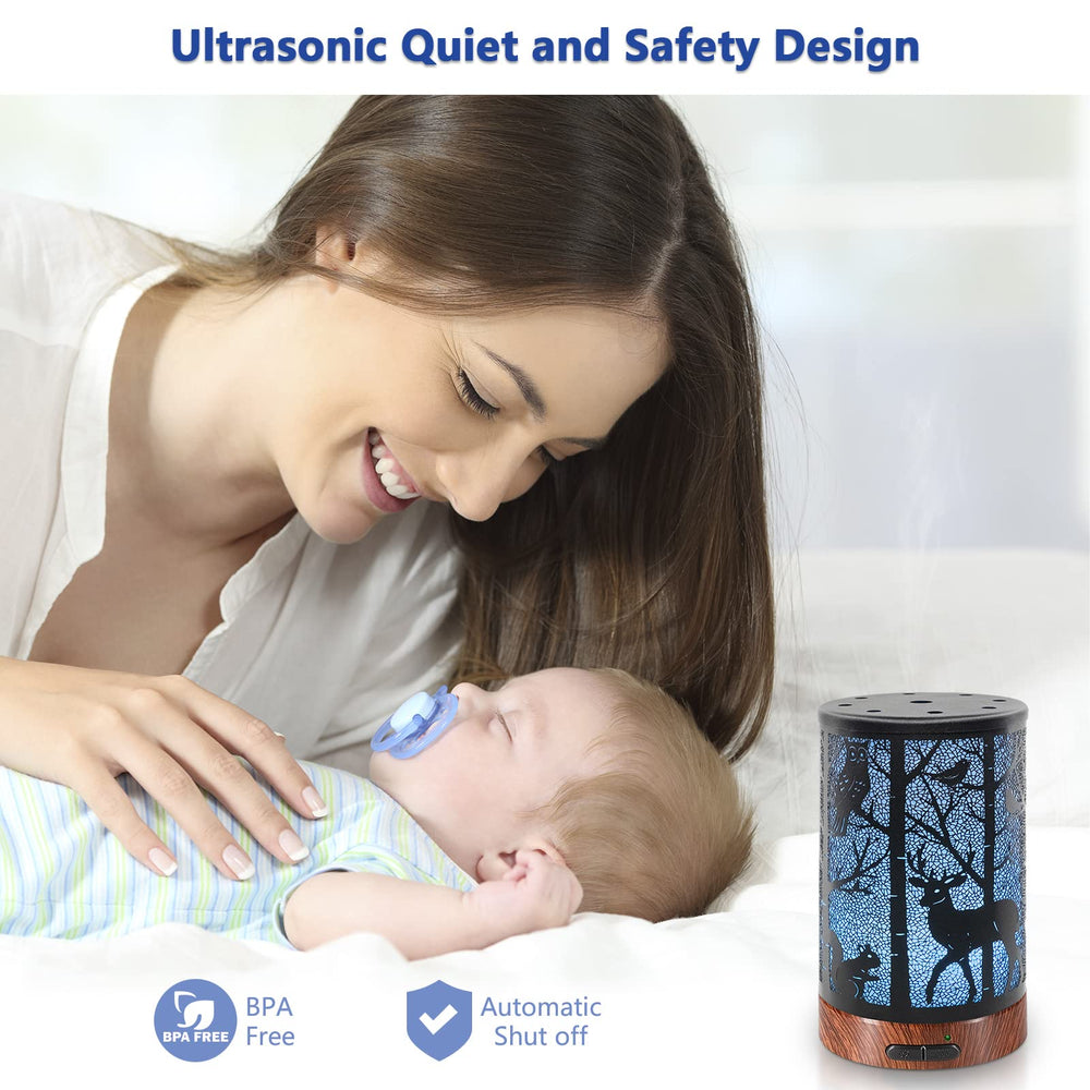 Multifunction diffuser: humidifier and night light