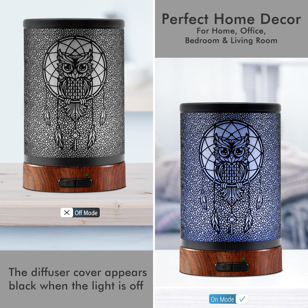 Ultrasonic cool mist diffuser