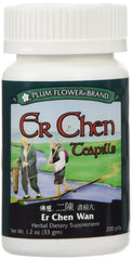 Er Chen Teapills 200 count Plum Flower bottle and label