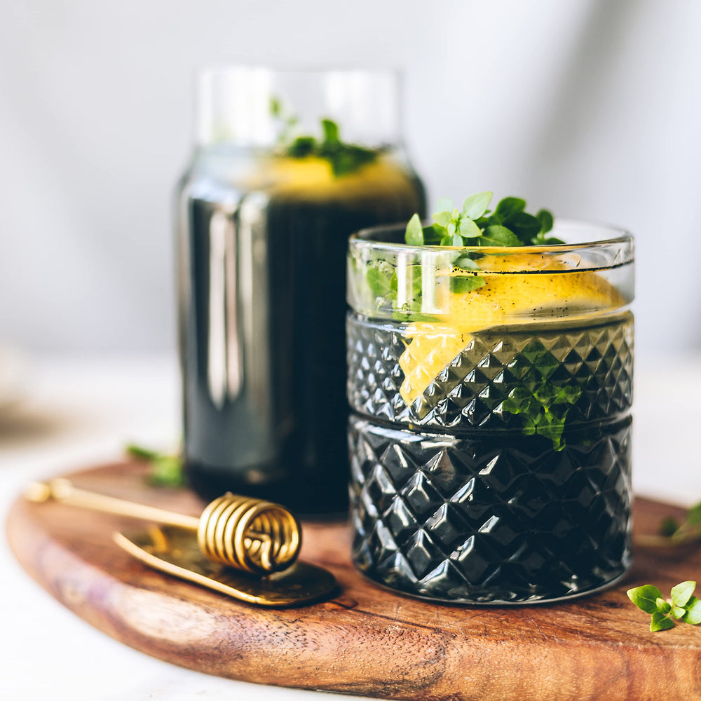 Packaging of Erbology Activated Charcoal Powder in recyclable glass jar