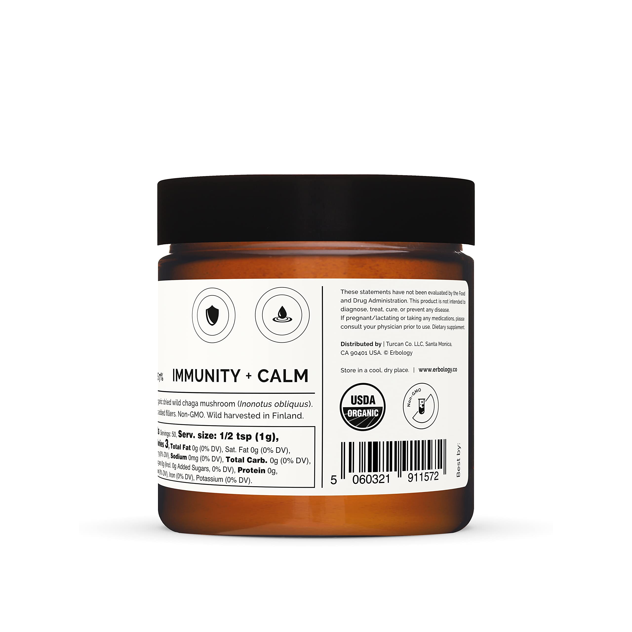 Non-GMO and vegan product certification icons on packaging