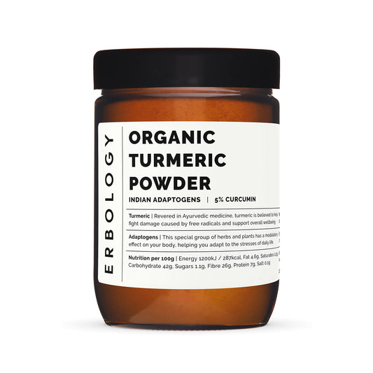 Close-up of Erbology Organic Turmeric Powder