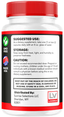 ErecBoost Capsules bottle back label