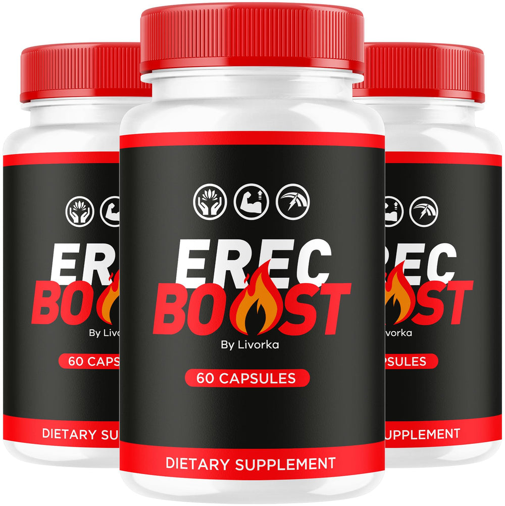ErecBoost Capsules bottle front view