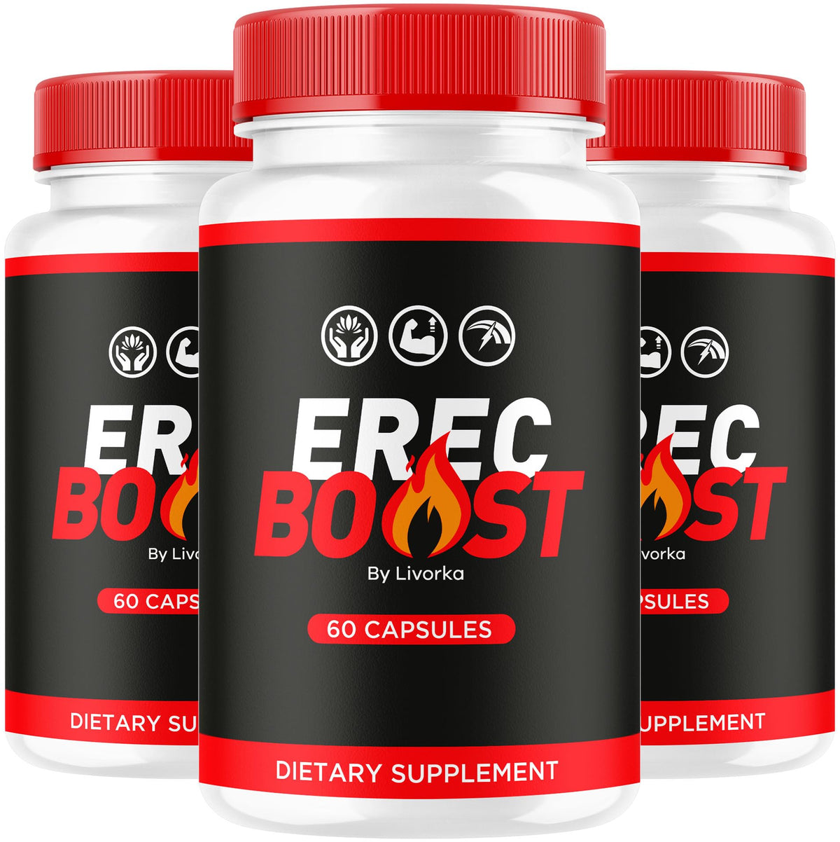 ErecBoost Capsules bottle front view
