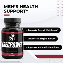 Close-up of Niacin, Zinc, L-Citrulline, L-Carnitine and herbal blend ingredients