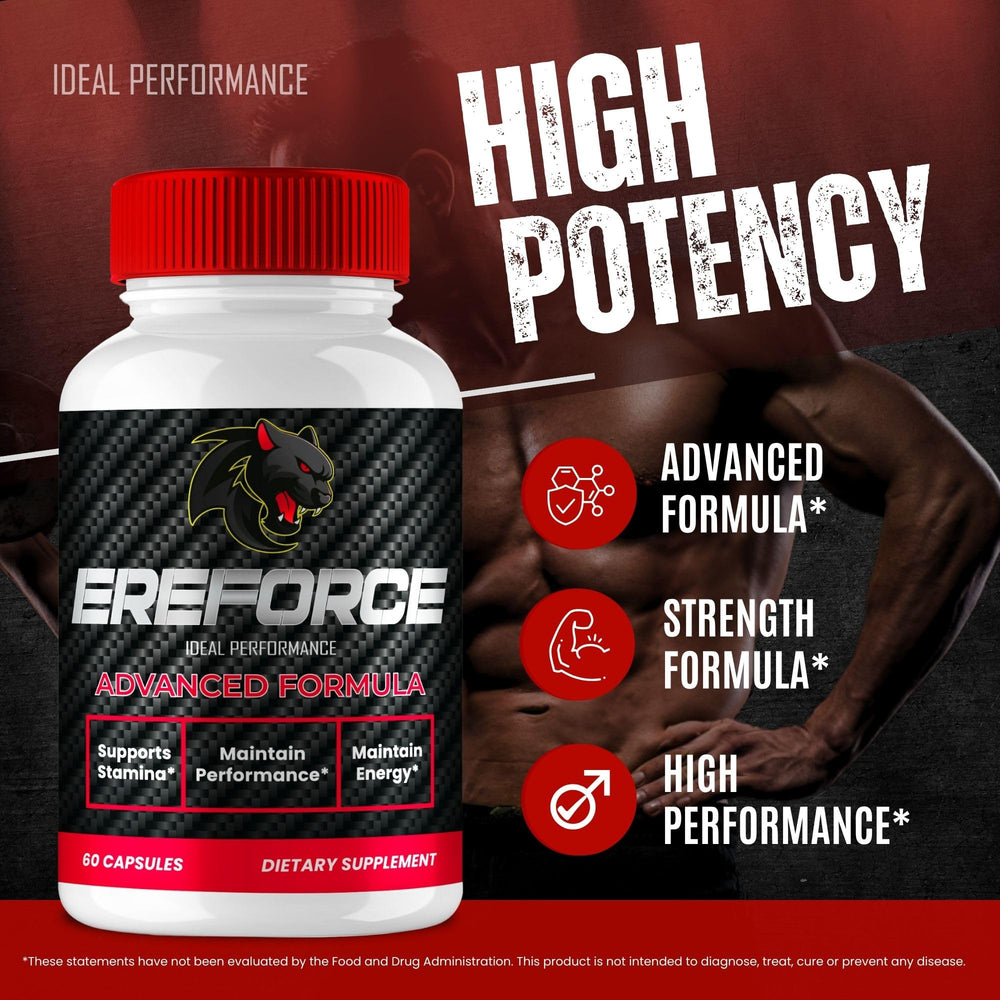 Ereforce Capsules bottle label close-up