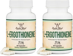 Double Wood Ergothioneine 30mg bottle front view