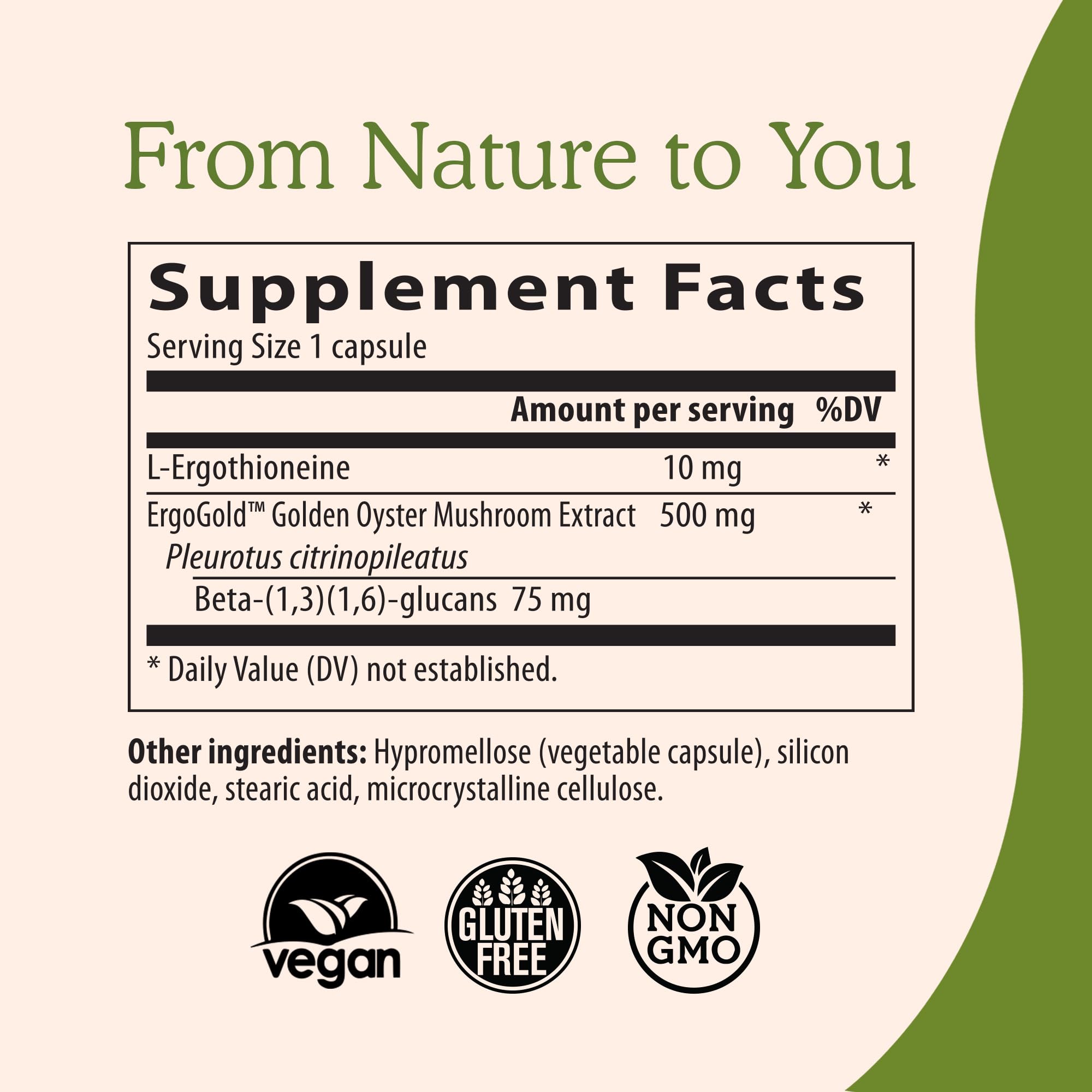 Lab-verified beta-glucans content in the supplement
