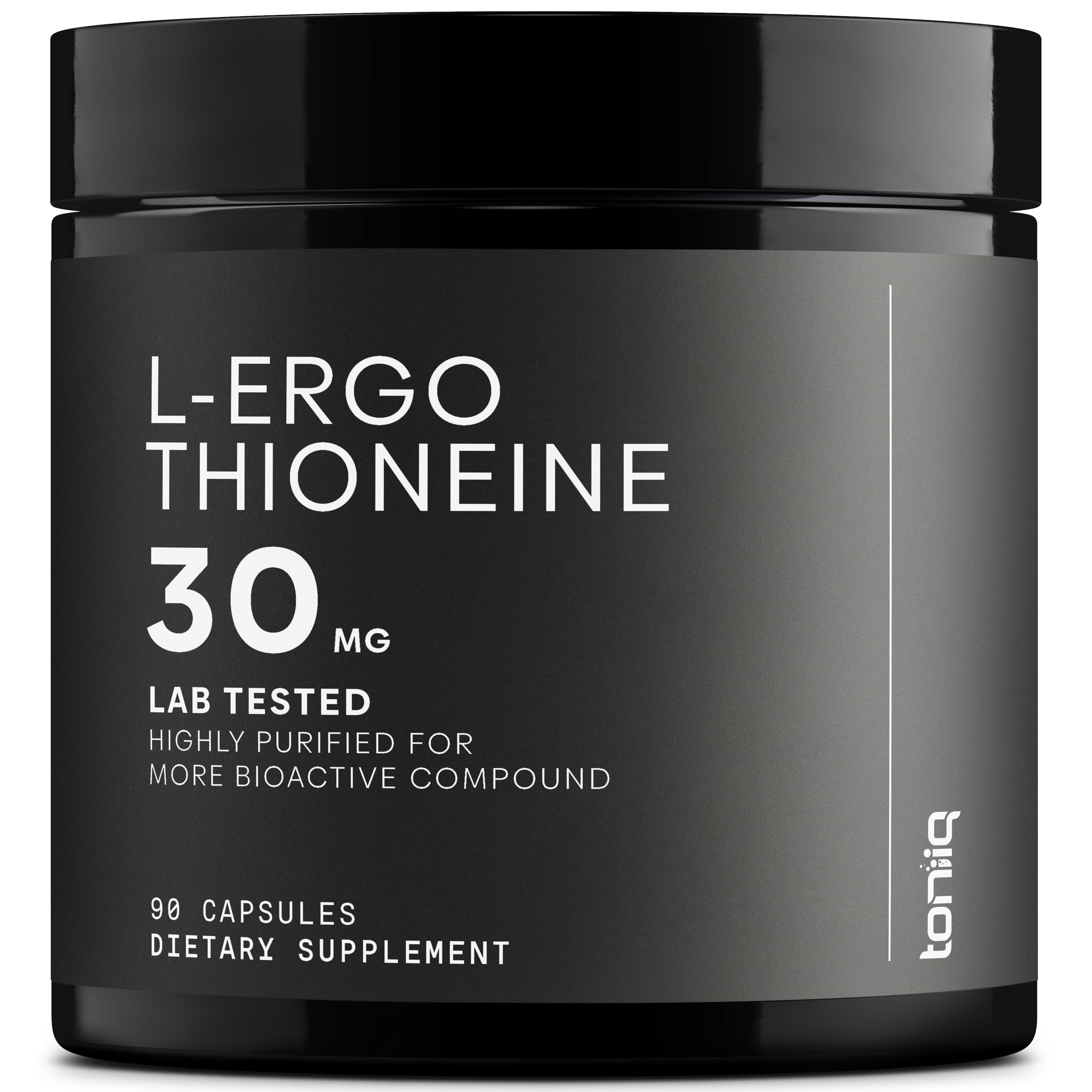 Bottle of Ergothioneine with MitoPrime 30mg – 90 capsules