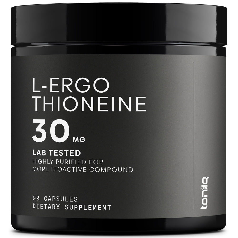 Bottle of Ergothioneine with MitoPrime 30mg – 90 capsules