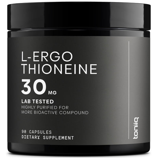 Bottle of Ergothioneine with MitoPrime 30mg – 90 capsules