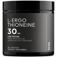 Bottle of Ergothioneine with MitoPrime 30mg – 90 capsules