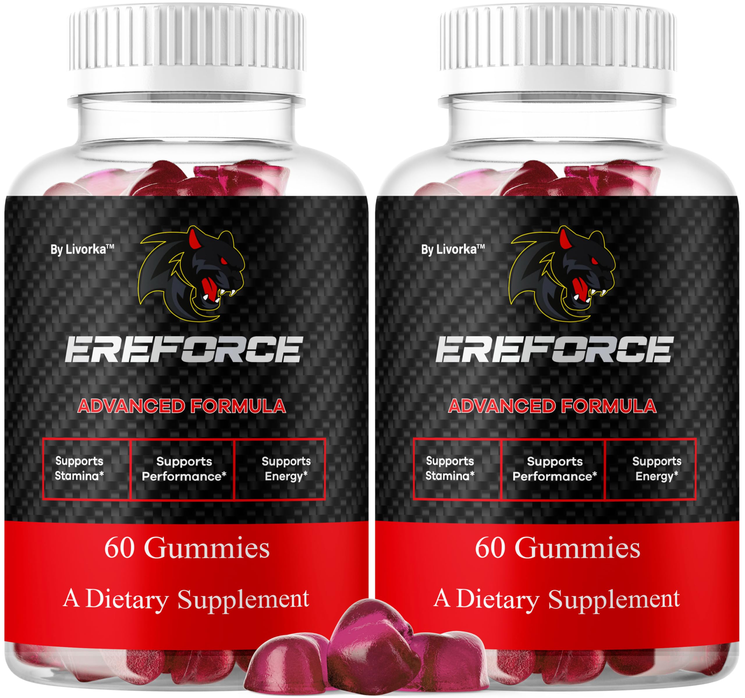 2-pack Ereforce Gummies product cover on white background