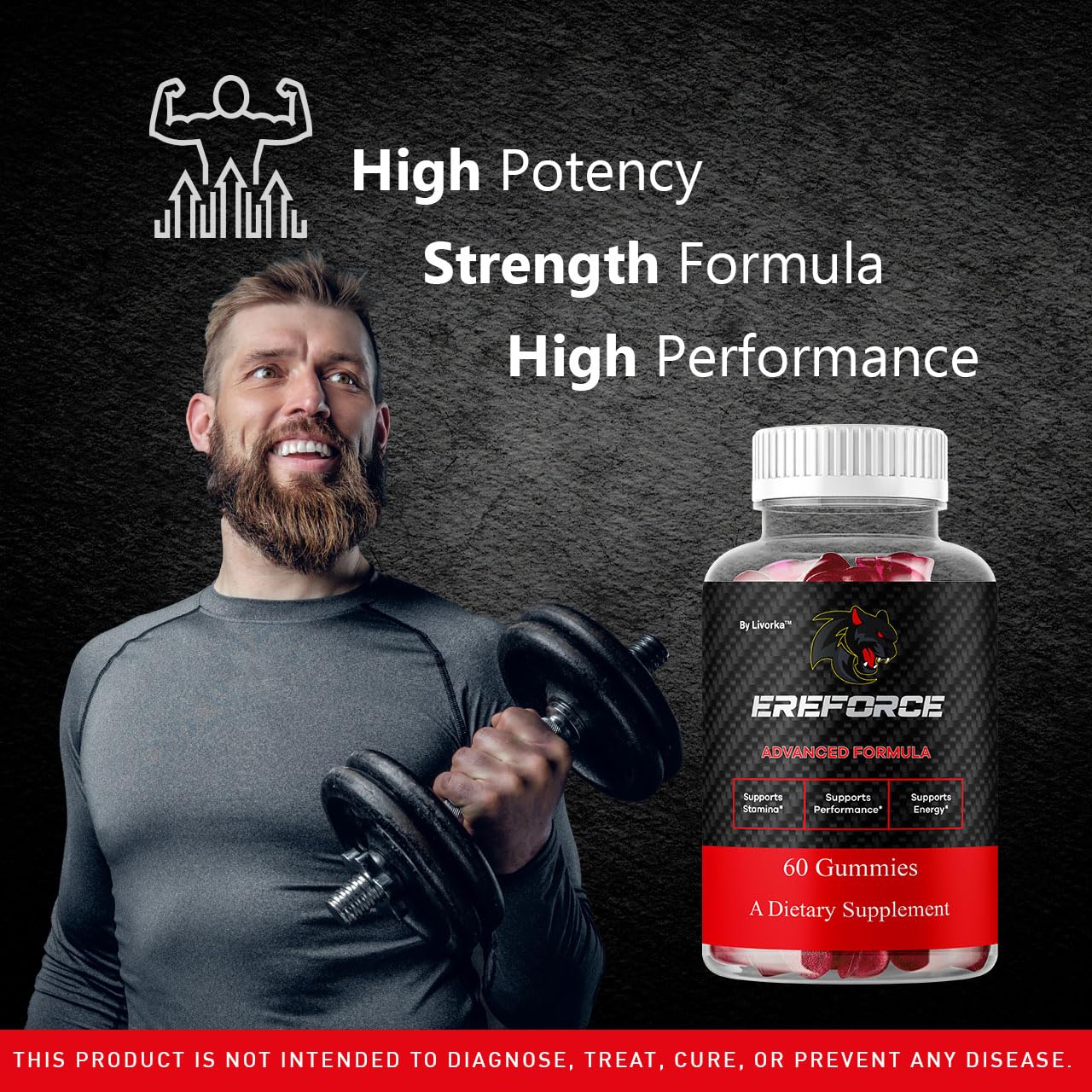 Ereforce Gummies two-pack pack shot - side view