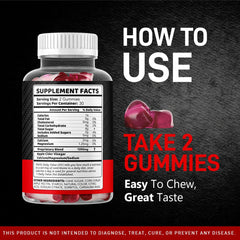 Ereforce Gummies usage directions card