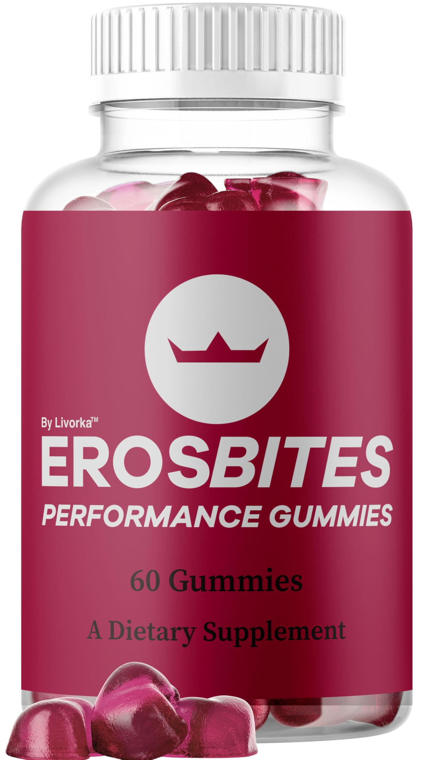 Bottle of Eros Bites Gummies - Original formula