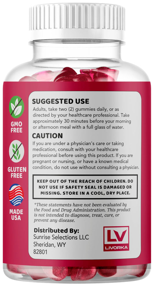 Eros Bites Gummies bottle label close-up
