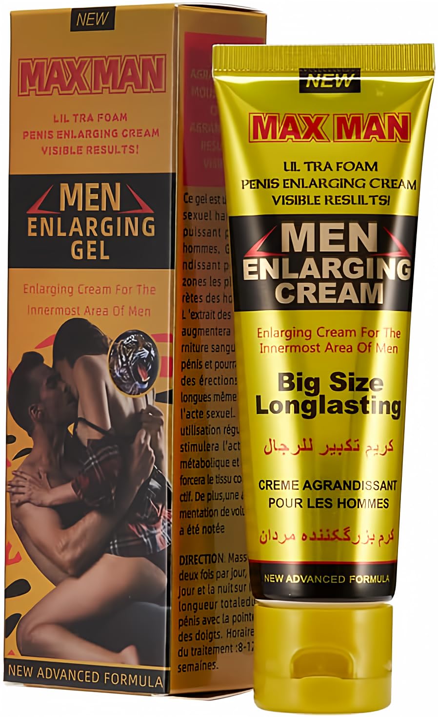 Erotic Massage Essential Oil bottle for men