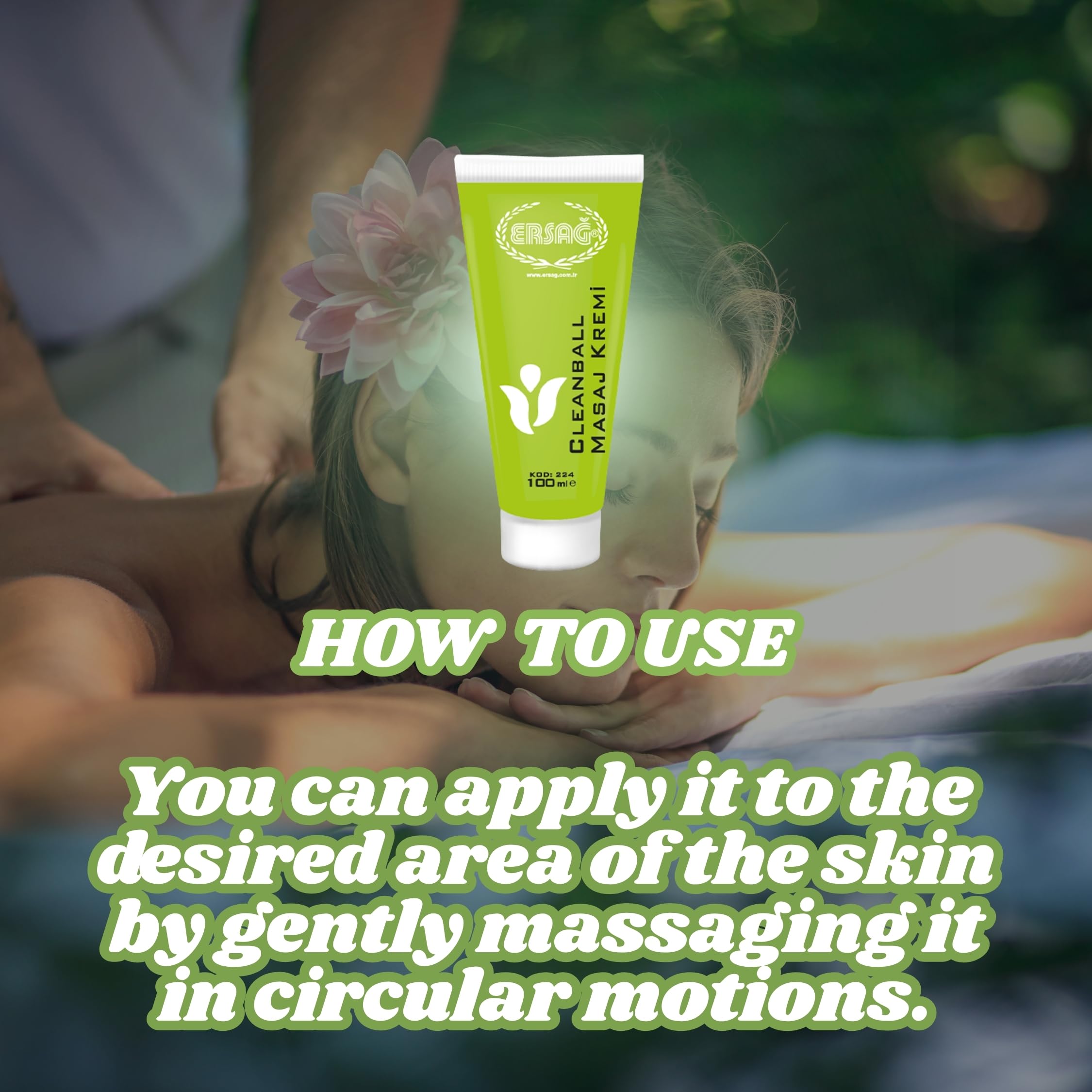 Face and body skin appear moisturized after use