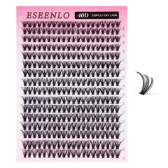 ESEENLO premium PBT fiber lashes close-up for soft feel