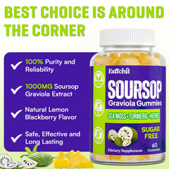 Esffchit Soursop Gummies bottle packaging