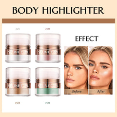 Eshioh Face Shimmer Bronze Highlighter adds a luminous contour for daily wear.