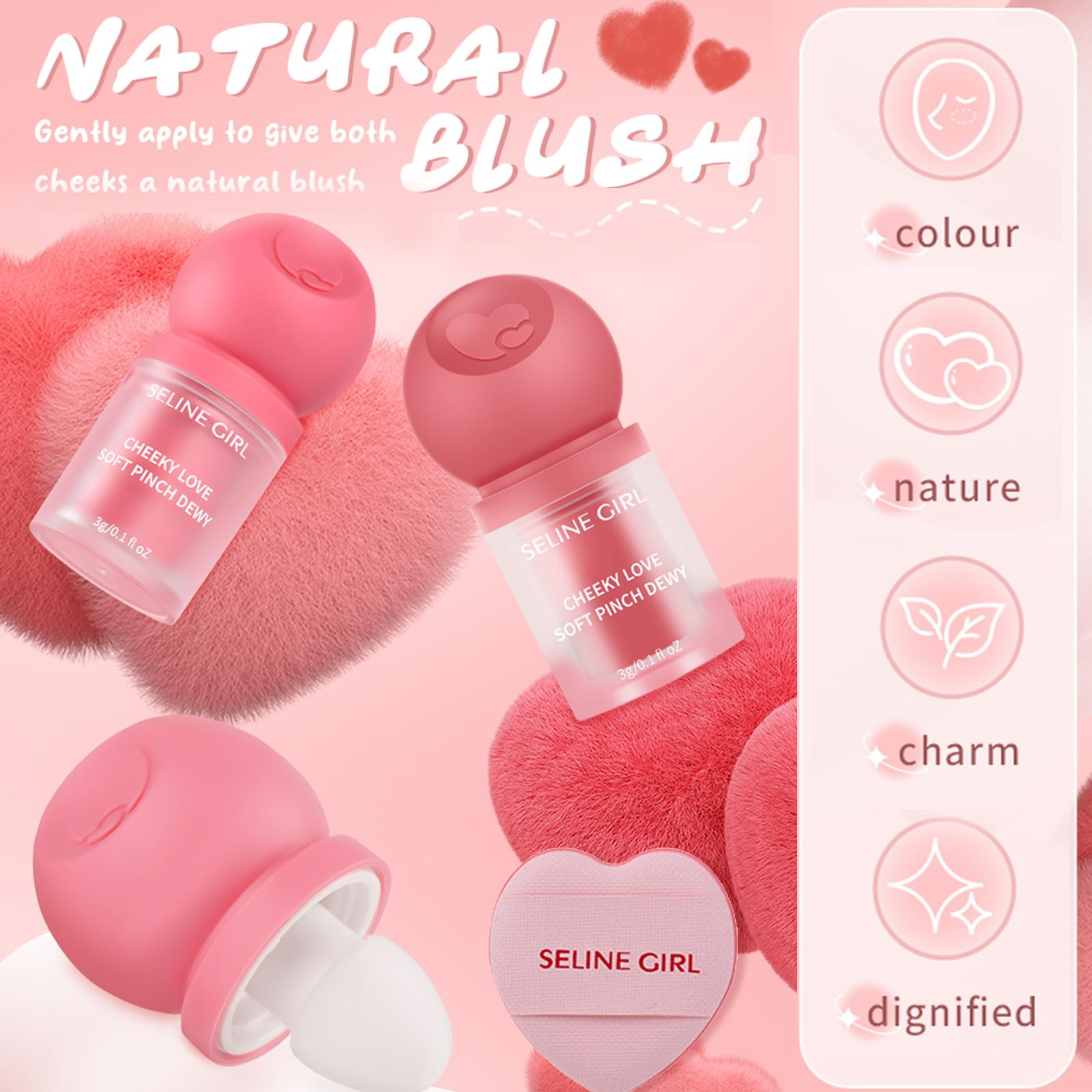 Eshioh Vanilla Sky compact design supports on-the-go touch-ups