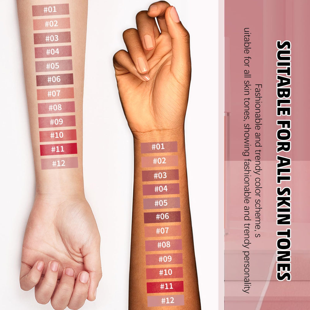 Eshioh Matte Lip Gloss creamy texture close-up shows all-day comfort