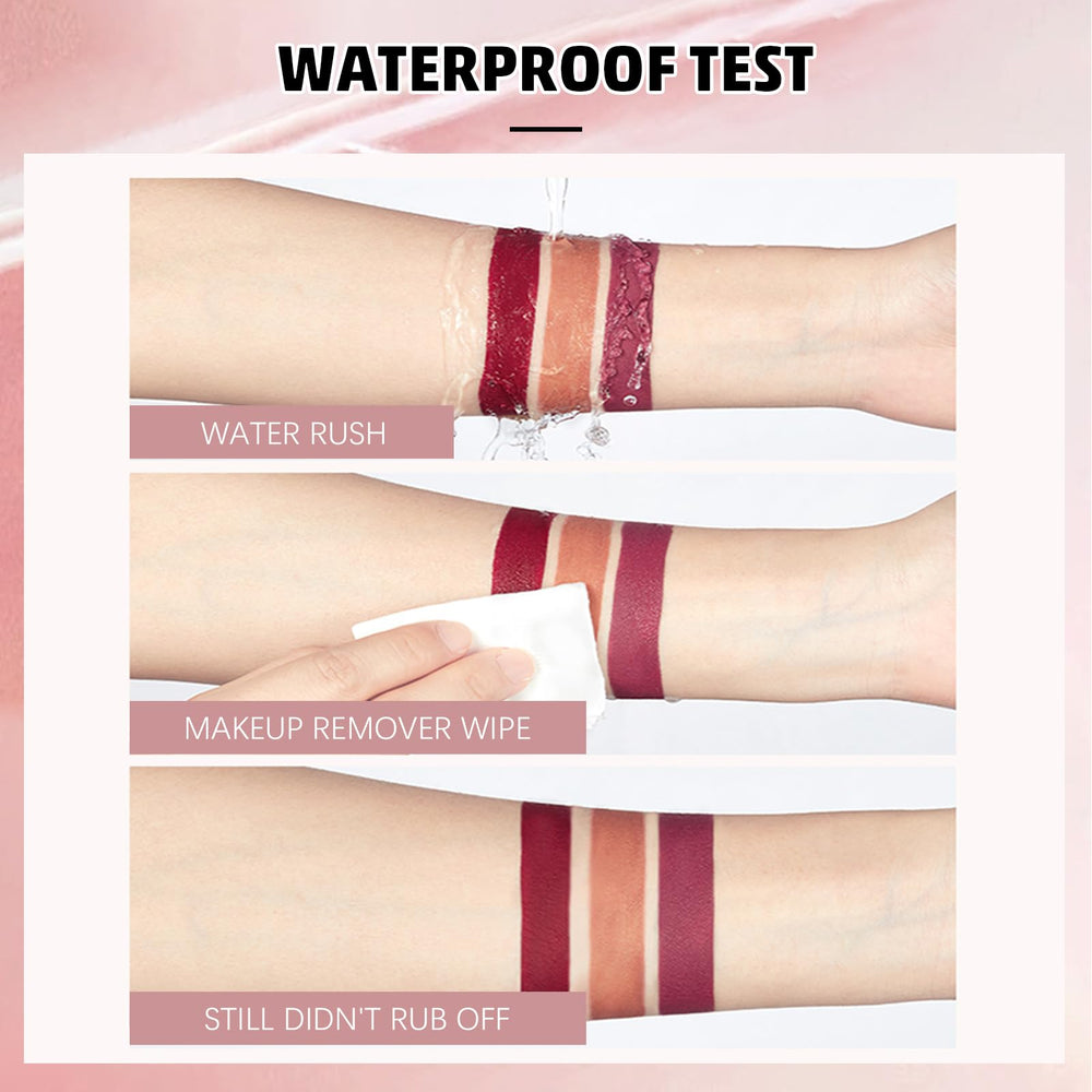 Eshioh Matte Lip Gloss long-wear formula remains through meals