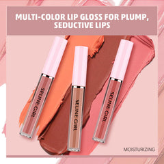 Eshioh Matte Lip Gloss precise applicator close-up highlights accurate lip definition