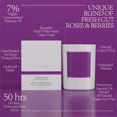 ESNA HOME 50-hour burn candle image demonstrates long-lasting relaxation potential