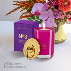 ESNA HOME lavender candle gift-ready packaging; ready for gifting