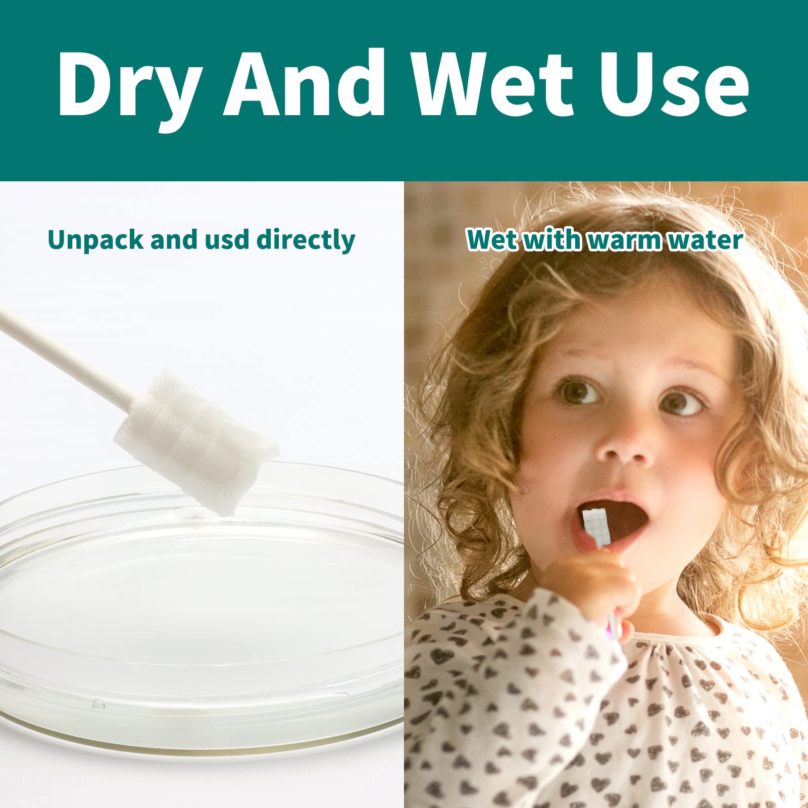 Gauze-based disposable infant toothbrush head