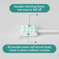 Soft finger toothbrushes included in the Esonto 32-piece set